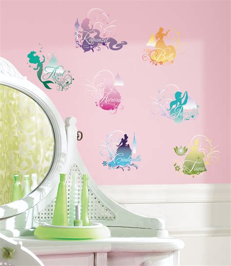 Disney Princess Silhouette Peel And Stick Wall Decals