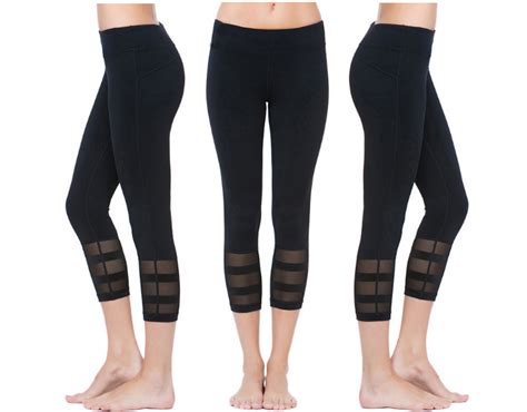 Oem Custom Print 90 Polyester 10 Spandex Yoga Pants Wholesale For Gym