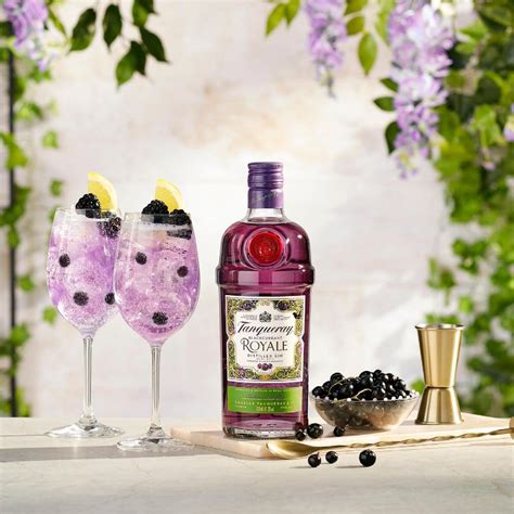 Cocktail Of The Month Tanqueray Blackcurrant Royale Gin Talle Surf Club