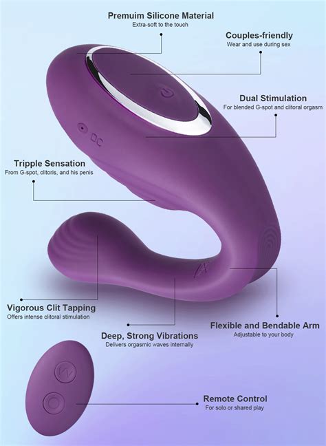 Adva Clit G Spot Stimulation Couples Vibrator