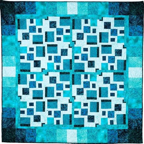 Square Dance Modern Geometric Quilt Pattern Quilts By Jen