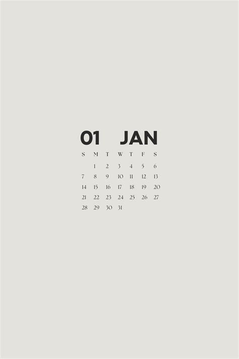 January Calendar 2024 January Calendar Calendar Background Study