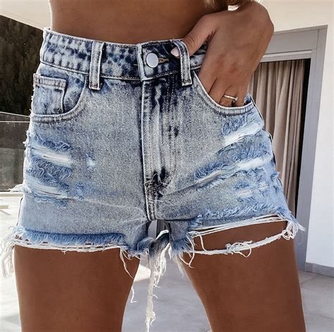 Nuevas Mujeres Sexy Denim Jean Shorts Pantalones Cortos De Etsy