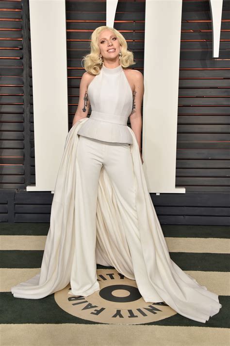 Lady Gaga Vanity Fair Oscar Party In Beverly Hills CA CelebMafia