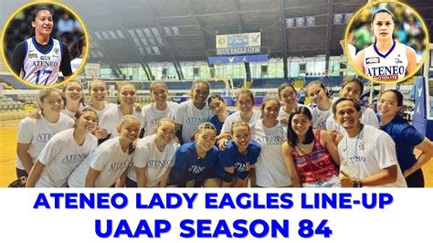 Ateneo Lady Eagles Official Line Up For Uaap Season 84 Youtube
