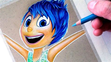drawing joy from inside out disney pixar fan art youtube