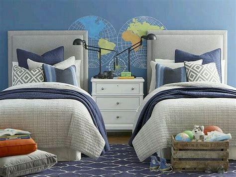 47 Inspiring Twins Bedroom Design Ideas For Your Twins Boy Minimalist