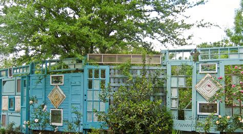 Discover savings on antique yard art & more. Aqua screen | Garden privacy, Garden fencing, Fence design