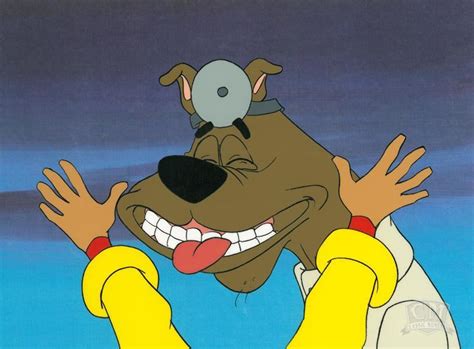 Scooby Doo Sticking Tongue Out Production Cel