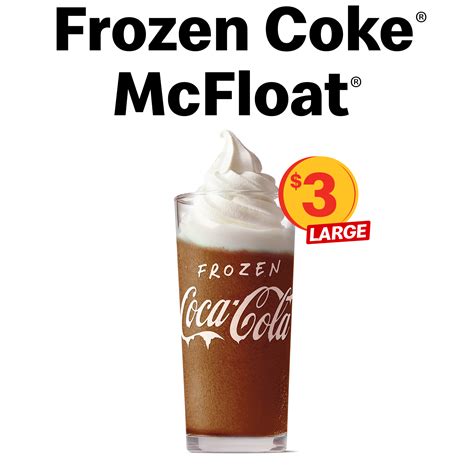Frozen Coke Mcfloat Mcdonalds New Zealand