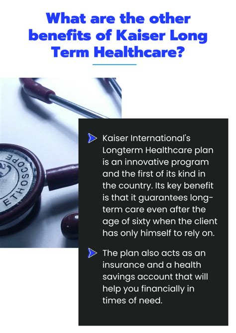 What Are The Other Benefits Of Kaiser Long Term Healthcare Best