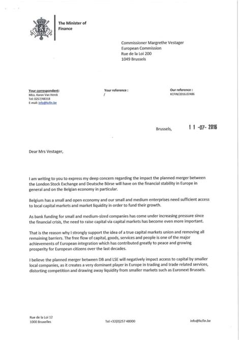 Letter To Commissioner Vestager 20160711