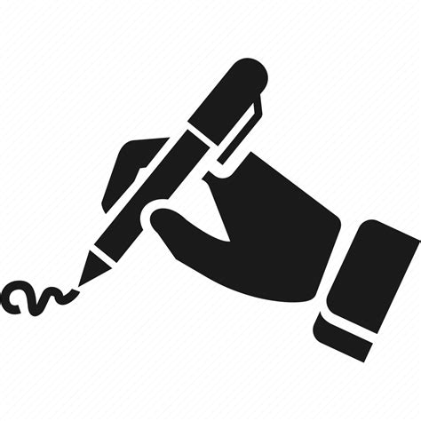 Hand Mail Pen Sign Signature Write Icon Download On Iconfinder