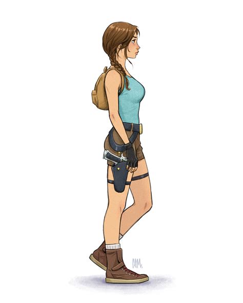 artstation lara croft cameron mark tomb raider art tomb raider character art