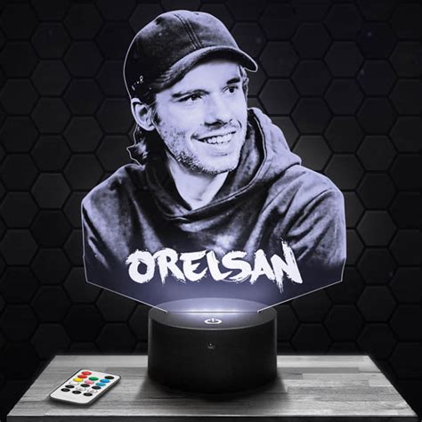 Orelsan 3d Led Lamp With A Base Of Your Choice Pictyourlamp
