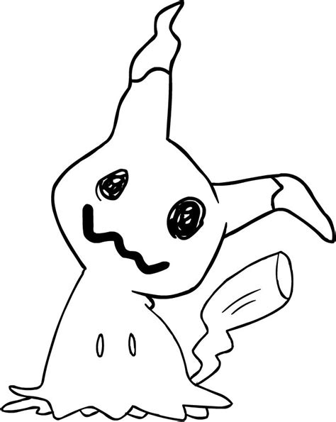 Mimikyu Pokemon Coloring Pokemon Coloring Pages Coloring Pages