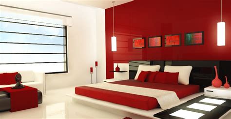 Desain Interior Kamar Warna Merah Tip Dekorasi Interior Kamar