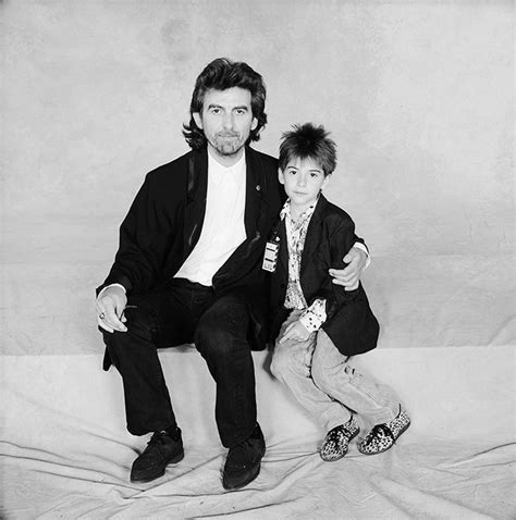 George harrison exhibition at grammy museum. TB011 : George Harrison and son - Iconic Images