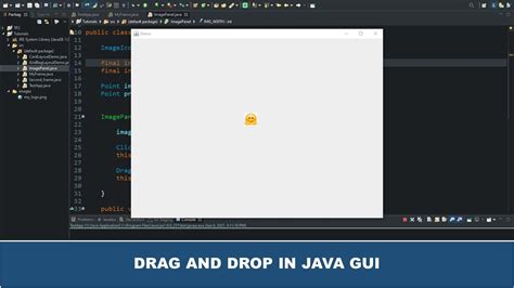 Java Gui Tutorial 32 Drag And Drop In Java Gui Youtube