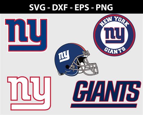 New New York Giants Football Bundle Logo Svg For Cutting With Cricut