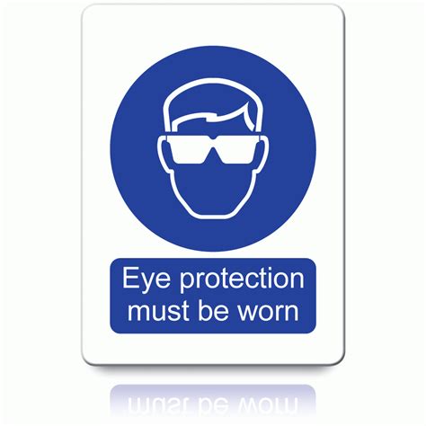 Buy Eye Protection Must Be Worn Labels Mandatory Stickers