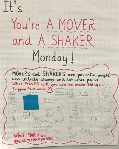 Its Youre A Mover And A Shaker Monday🙌 Movers And Shakers Are