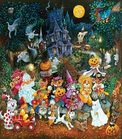 What's so special about sunsout jigsaw puzzles? Puzzle XXL Pieces - Trick or Treat Dogs Sunsout-21899 300 ...