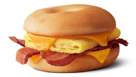 Mcdonalds Bacon Egg And Cheese Bagel Nutrition Facts