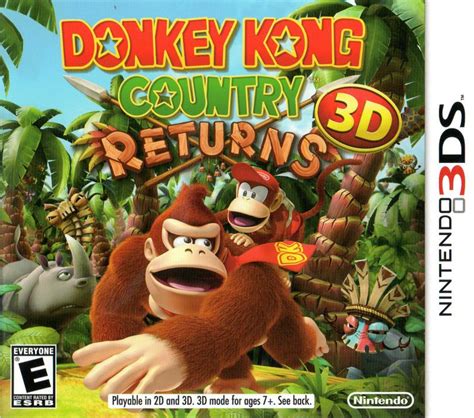 Nintendo 2ds familia nintendo 3ds nintendo. Donkey Kong Country Returns 3D for Nintendo 3DS (2013 ...