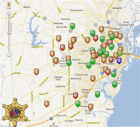 Mobile County Crime Map Is Up