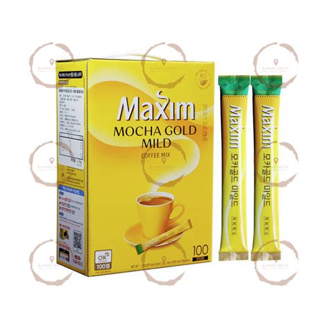 Maxim Mocha Gold Coffee Mix 100 Sticks Shopee Philippines