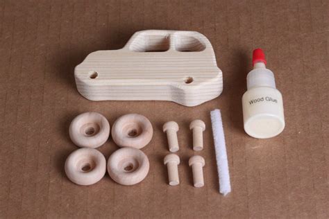 Handcrafted Mini Wooden Pt Cruiser Kit By Mygrandpaswoodentoys