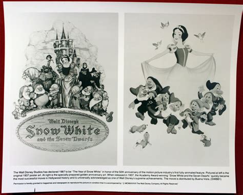 Filmic Light Snow White Archive 1987 US Snow White Presskit Photos