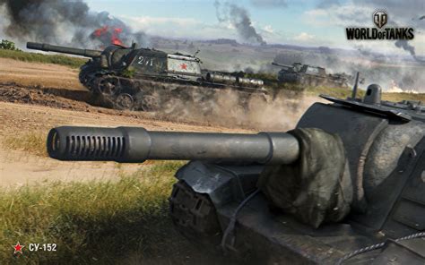 Desktop Wallpapers World Of Tanks Spg Russian Su 152 Vdeo 600x375