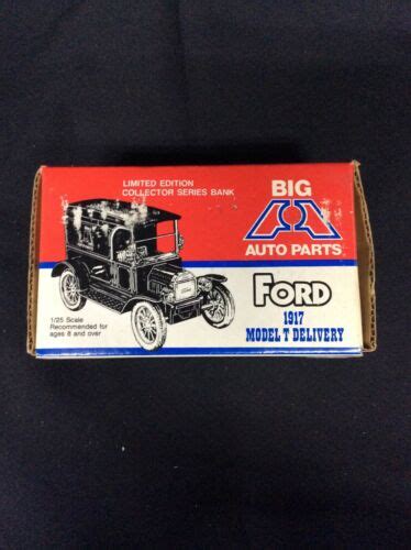 Ertl 1917 Ford Model T Delivery Truck Die Cast Bank Big A Auto Parts