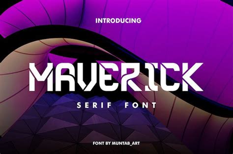 Maverick Modern Font By Muntabart On Envato Elements