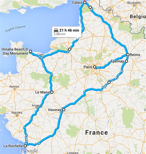 France Road Trip Route Cost And Accommodation The Little Backpacker