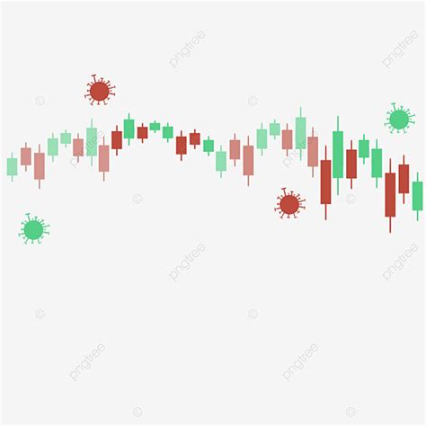 Stock K Line Chart Upward Trend Business Candle Chart Shares K Line