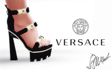 Versace Triple Strap Medusa Sandals By Mrantonieddu Sims 4 By Simsday