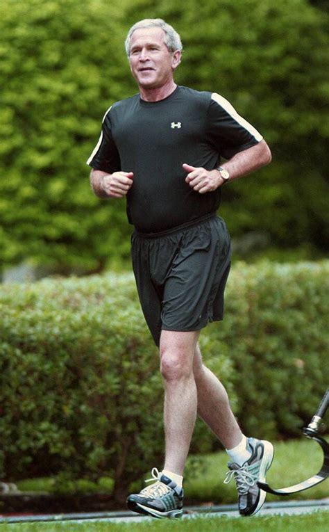 Bush is the office of the 43rd president of the united states. George W. Bush from Stars Who Run Marathons | E! News