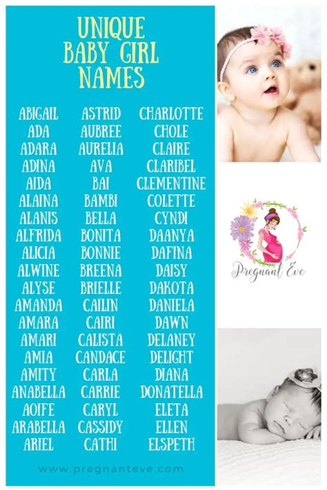 Unique Baby Girl Names And Meanings For The Year