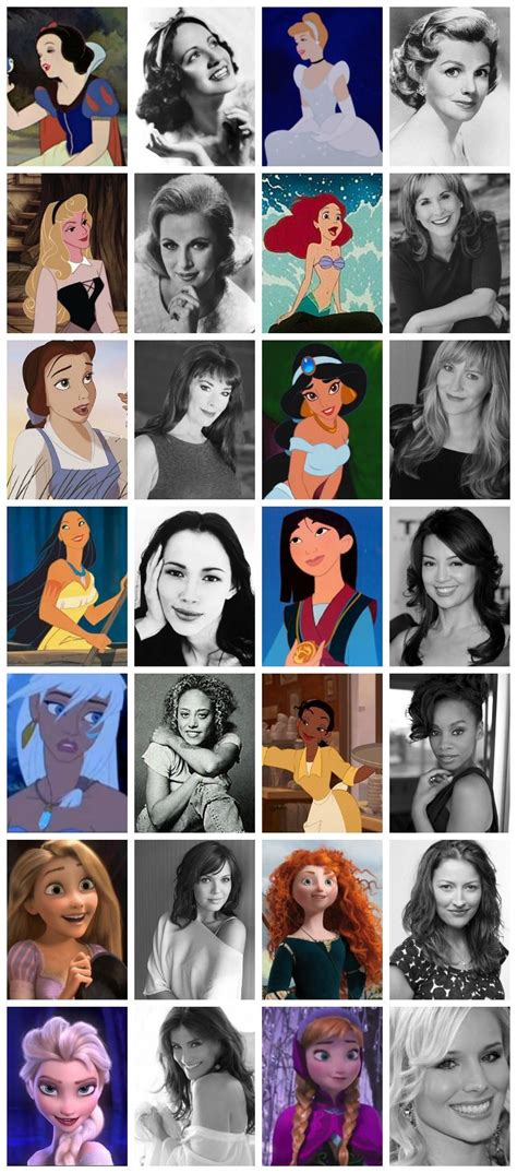 Disney Princesses And Their Voices Updated Disney Zootopia Disney
