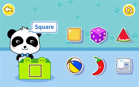 Baby Panda Learns Shapes Games Educate Kids