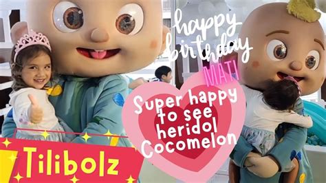Thylane Katana Sobrang Says To See Her Idol Cocomelon At Liz Uy Sons Bday Mati Youtube