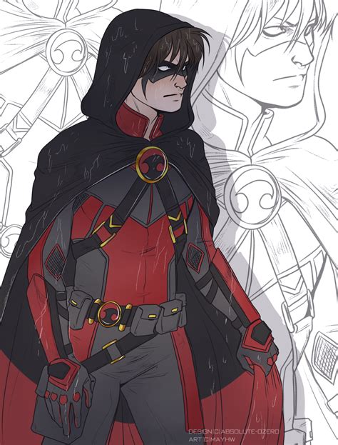 Fan Art For Absolute 0zero Red Robin Redesign I Simply Love It ♥