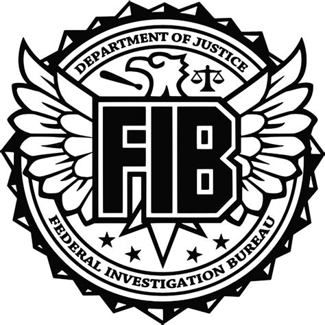 Fib Logo Federal Investigation Bureau Grand The By Frostroswell On