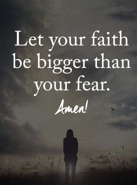 Let Your Faith Be Bigger Than Your Fear Bible Verse Mainmouse