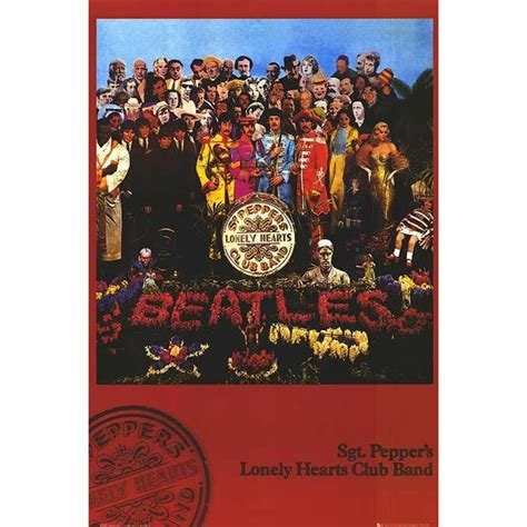 The Beatles Sgt Peppers Lonely Hearts Club Band Poster Print By 24 X