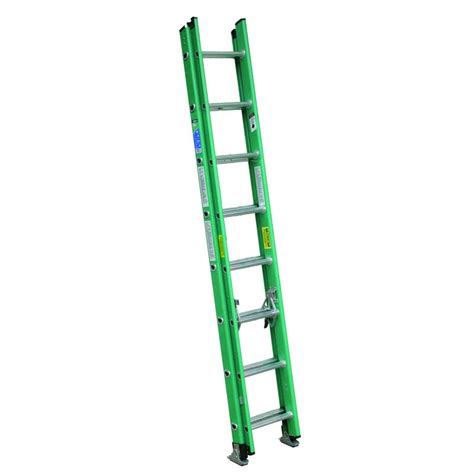 Shop Werner 16 Ft Fiberglass 225 Lb Type Ii Extension Ladder At