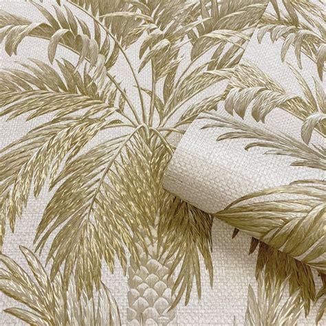 Belgravia Decor Palm Tree Gold Wallpaper From Wallpaper Co Online Uk